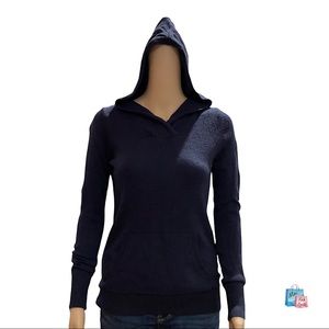 Gap Women’s Navy Blue Sweater Long Sleeve Hoodie Pullover Size XS